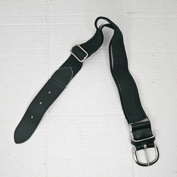 New Martin Sports BBY125 Baseball Belt Youth Dark Green Genuine Leather - Picture 8 of 10